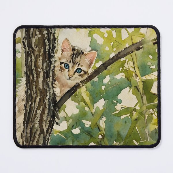 Item preview, Kitten in the Tree designed and sold by tomorrowsart.