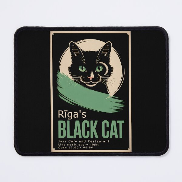 Item preview, The Black Cat Jazz Cafe Riga designed and sold by Museum Of Non-Existing Art.