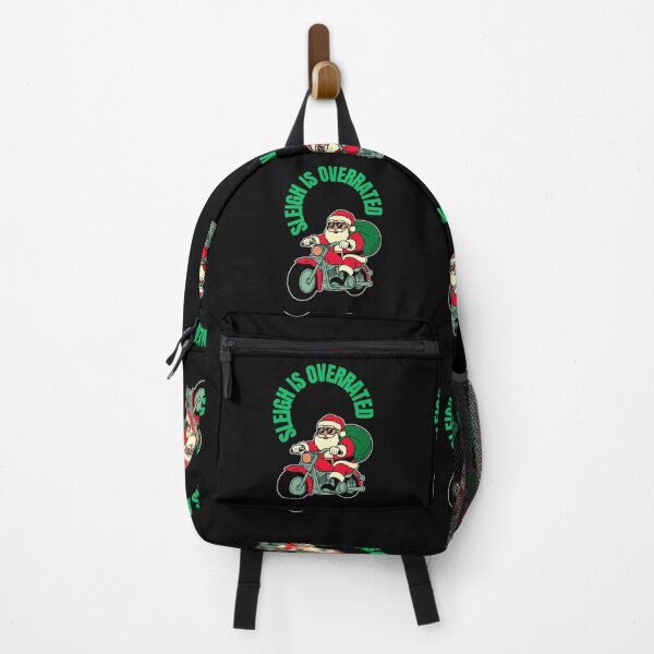 Item preview, Santa’s Motorcycle Club – Sleigh Is Overrated designed and sold by CrazyChrisBeker.
