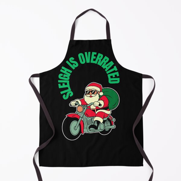 Item preview, Santa’s Motorcycle Club – Sleigh Is Overrated designed and sold by CrazyChrisBeker.