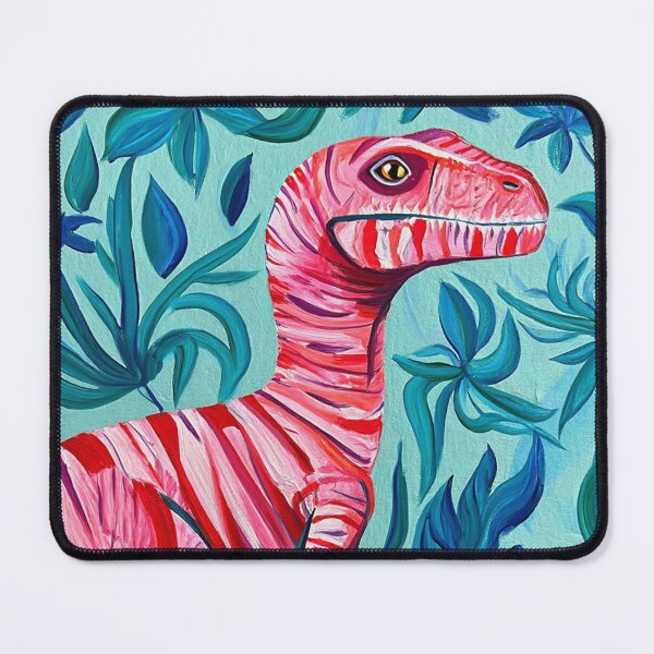 Item preview, Cool Abstract Velociraptor Dinosaur painting artwork designed and sold by Vintage Designs +.