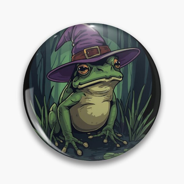 Item preview, Halloween Witch Frog designed and sold by PatronesKawai.