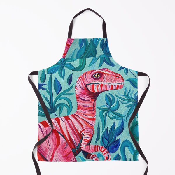 Artikelvorschau, Cooles abstraktes Velociraptor-Dinosaurier-Gemälde entworfen und verkauft von Vintage Designs +.