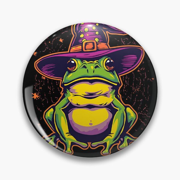 Item preview, Halloween Witch Frog designed and sold by PatronesKawai.