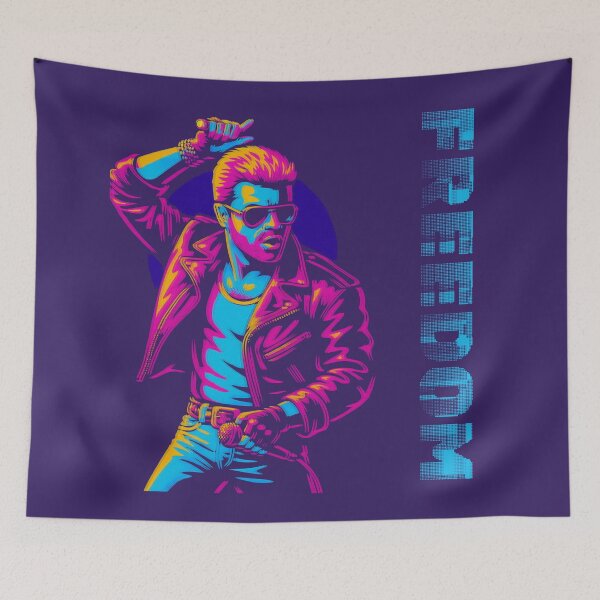 Artikelvorschau, George Michael Pop Art Freiheit entworfen und verkauft von TheThreeOFive.