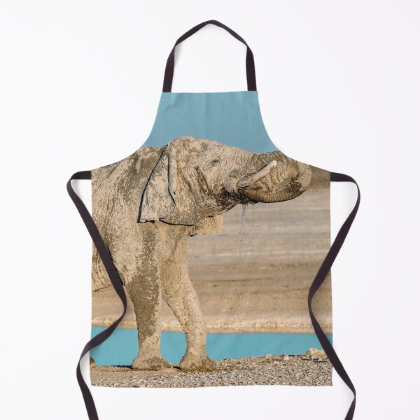 Item preview, Ghost of Etosha II — The Silver Elephant at the Blue Waterhole designed and sold by DavideAntoniani.