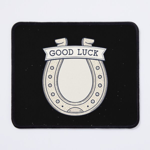 Item preview, Good Luck Horseshoe Vintage Line Art  designed and sold by VividOrganica.