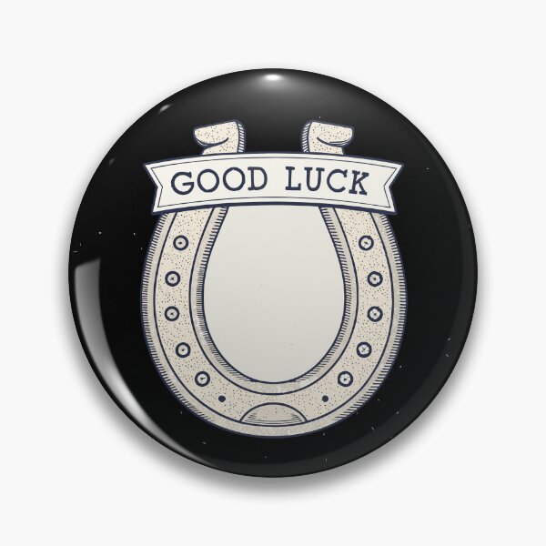 Item preview, Good Luck Horseshoe Vintage Line Art  designed and sold by VividOrganica.
