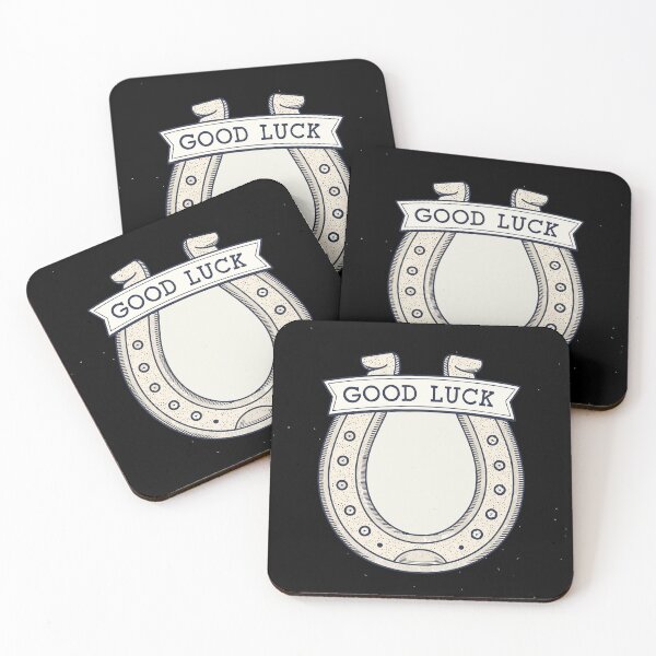 Item preview, Good Luck Horseshoe Vintage Line Art  designed and sold by VividOrganica.
