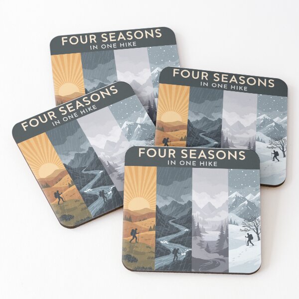Item preview, Four Seasons In One Hike | Scottish Highlands Weather Humour designed and sold by Loom on the Loch.