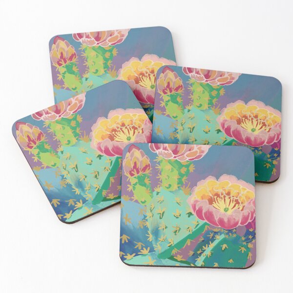 Item preview, Western Cactus Flowers designed and sold by Jabberbonk.
