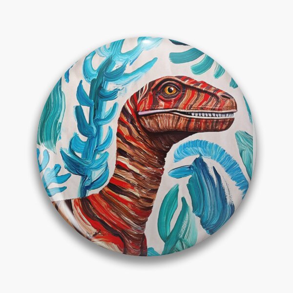 Item preview, Cool Abstract Velociraptor Dinosaur painting artwork designed and sold by Vintage Designs +.