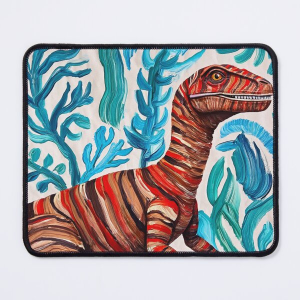 Item preview, Cool Abstract Velociraptor Dinosaur painting artwork designed and sold by Vintage Designs +.