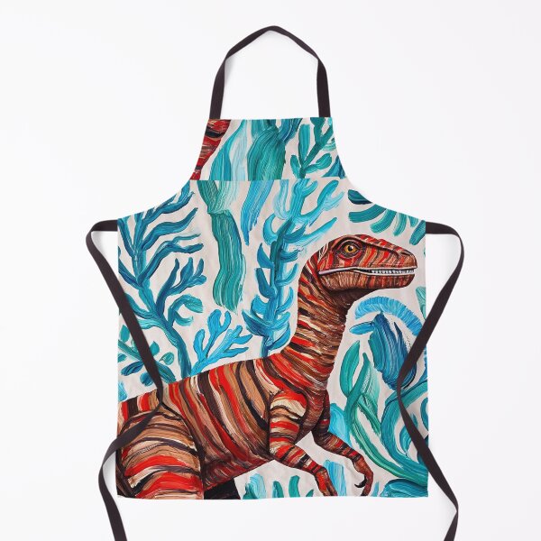 Artikelvorschau, Cooles abstraktes Velociraptor-Dinosaurier-Gemälde entworfen und verkauft von Vintage Designs +.