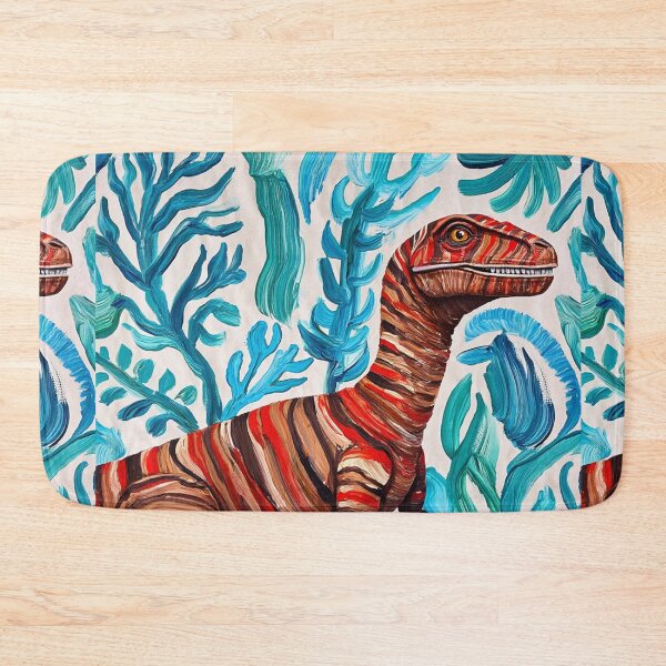 Item preview, Cool Abstract Velociraptor Dinosaur painting artwork designed and sold by Vintage Designs +.