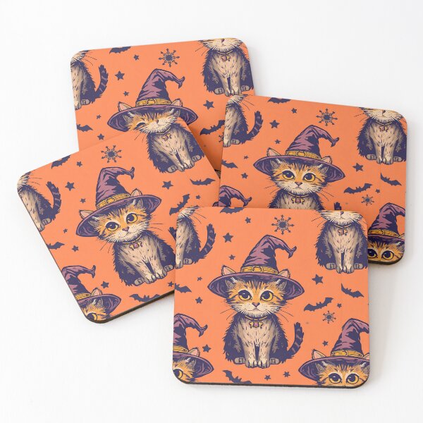 Item preview, Halloween Witch Kitten designed and sold by PatronesKawai.