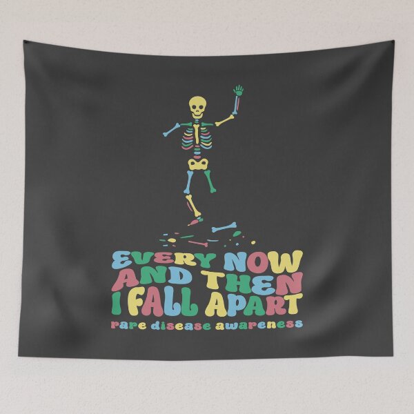 Item preview, Rare Disease Warrior – Every Now and Then I Fall Apart designed and sold by Designs by Jesabee.