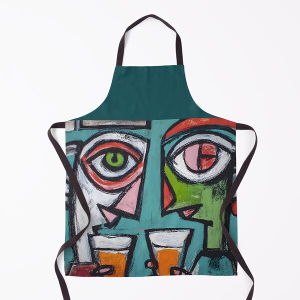 Item preview, Vibrant Abstract Faces with Exaggerated Features- Bold Dynamic Geometric Shapes designed and sold by OlfactoART Studio.