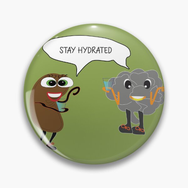 Item preview, Kidney & Brain- Stay Hydrated designed and sold by MilabArt.