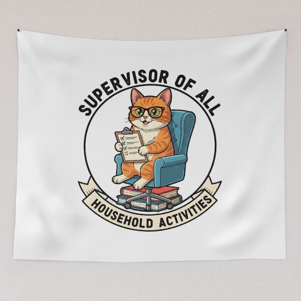 Item preview, The Supervisor of All Household Activities designed and sold by Silent Watch Threads..