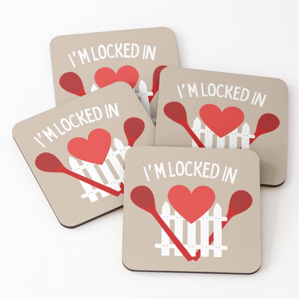 Item preview, I'm Locked In Jason and Stevie Heart Spoons and Fence designed and sold by shminoa.