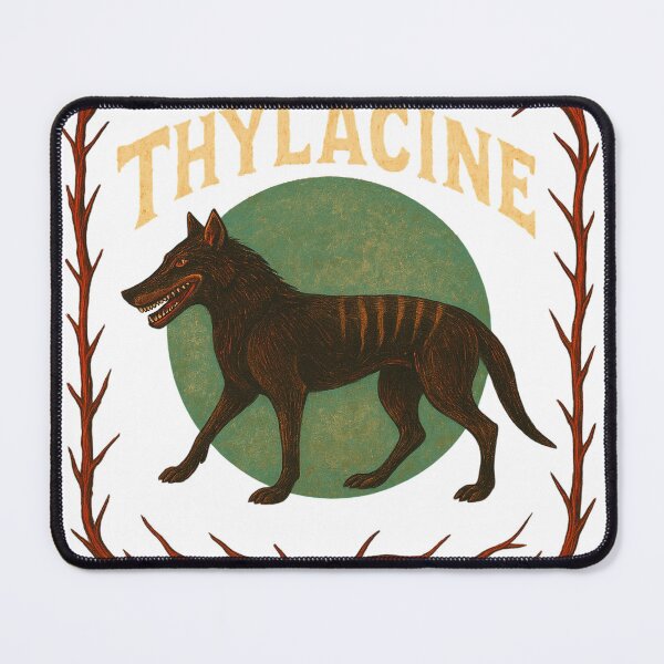 Item preview, Thylacine (Tasmanian tiger/wolf) designed and sold by B.J. ART.