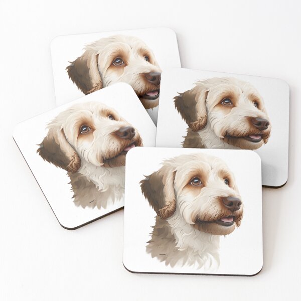 Item preview, Labradoodle dog portrait  designed and sold by adey68.