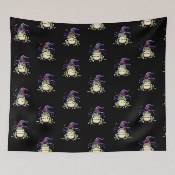 Item preview, Halloween Witch Frog designed and sold by PatronesKawai.