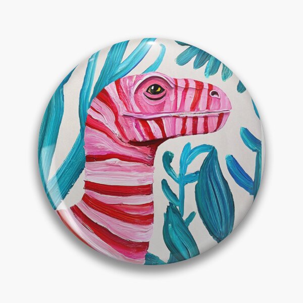 Item preview,  Cool Abstract Velociraptor Dinosaur painting artwork designed and sold by Vintage Designs +.