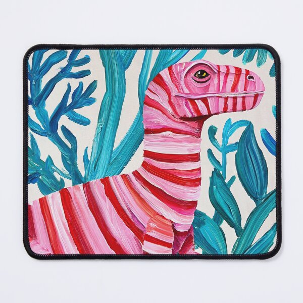 Item preview,  Cool Abstract Velociraptor Dinosaur painting artwork designed and sold by Vintage Designs +.