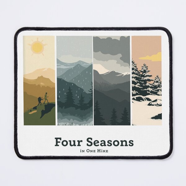 Item preview, Scotland Four Seasons Weather | Highland Hiking Humour designed and sold by Loom on the Loch.