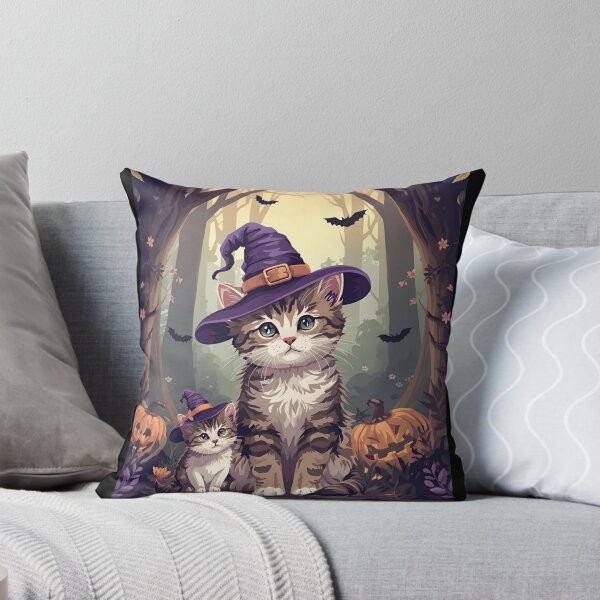 Item preview, Halloween Witch Kitten designed and sold by PatronesKawai.