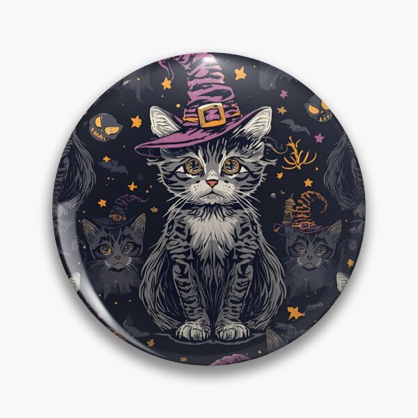 Item preview, Halloween Witch Kitten designed and sold by PatronesKawai.