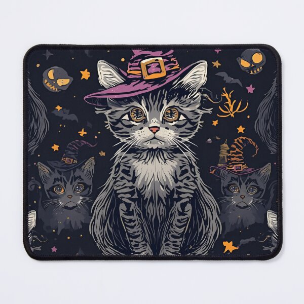 Item preview, Halloween Witch Kitten designed and sold by PatronesKawai.