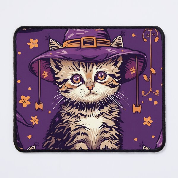 Item preview, Halloween Witch Kitten designed and sold by PatronesKawai.