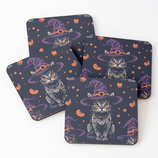 Item preview, Halloween Witch Kitten designed and sold by PatronesKawai.