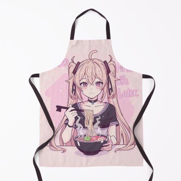 Item preview, Ramen First, Life Later | Funny Anime & Food logo designed and sold by EdgeOfSanityDesigns.