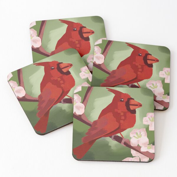 Item preview, Geometric-ish Redbird designed and sold by Jabberbonk.