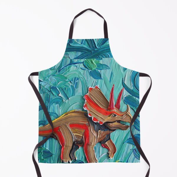 Item preview, Cool Abstract Triceratops Dinosaur painting artwork designed and sold by Vintage Designs +.