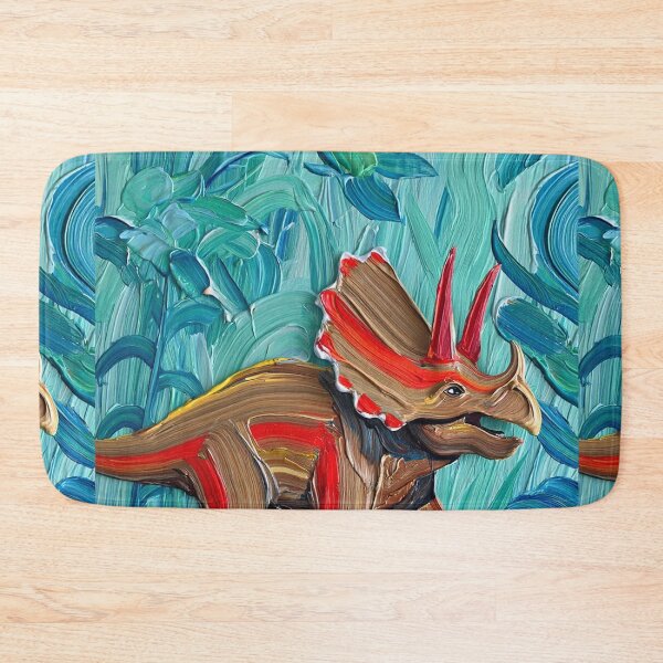 Item preview, Cool Abstract Triceratops Dinosaur painting artwork designed and sold by Vintage Designs +.