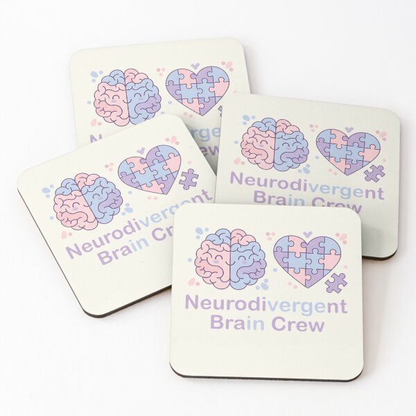 Item preview, Neurodivergent Brain Crew Autism Awareness  designed and sold by Joyful-Park.
