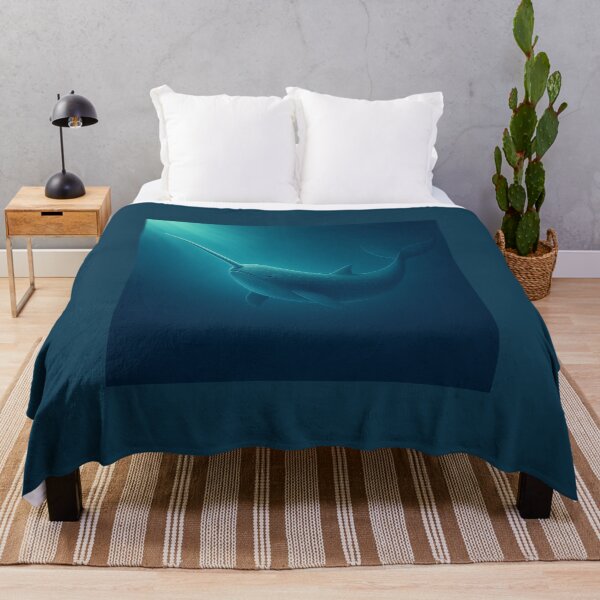 Item preview, Song of the North – Geometric Narwhal designed and sold by GeoWild Designs.