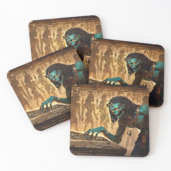 Item preview, Temple of the living Mummy illustration designed and sold by Vintage Designs +.
