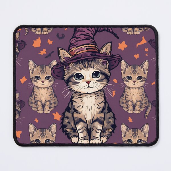 Item preview, Halloween Witch Kitten designed and sold by PatronesKawai.