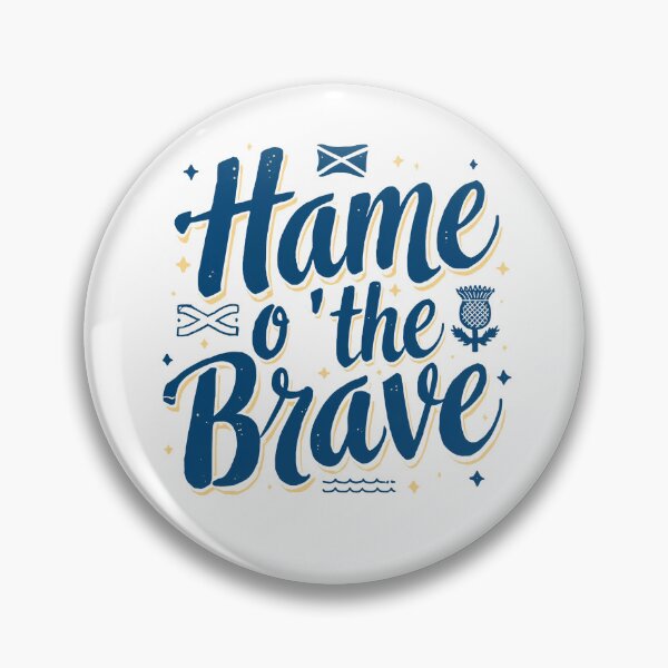 Item preview, Scottish Hame o' the Brave | Scotland Flag Thistle National Pride designed and sold by Loom on the Loch.