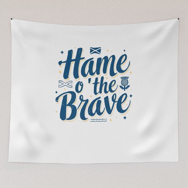Item preview, Scottish Hame o' the Brave | Scotland Flag Thistle National Pride designed and sold by Loom on the Loch.