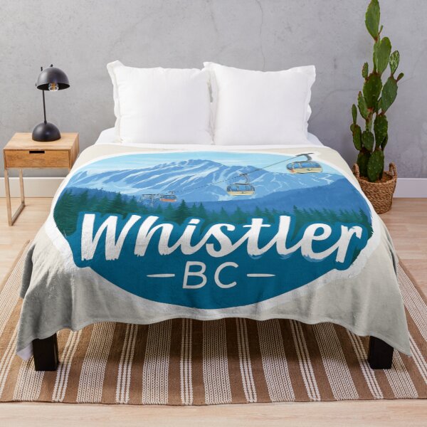 Item preview, Whistler BC Canada Vintage Travel Sticker Retro Mountains & Gondola designed and sold by Blurbean.