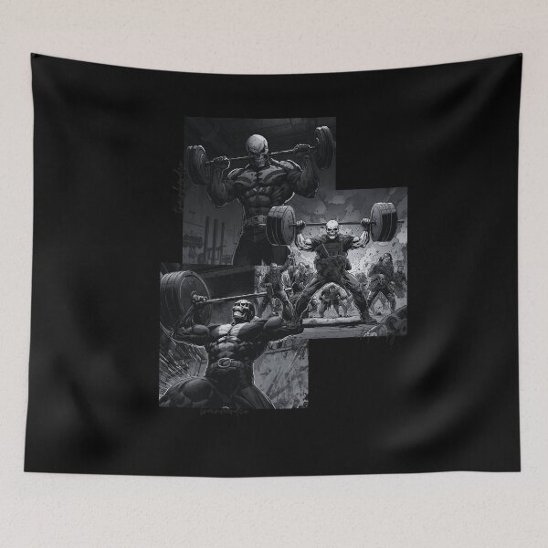 Item preview, Monochrome Skull Lifter – TrainHard Co. Halloween Gym Collection designed and sold by TrainHardCo.