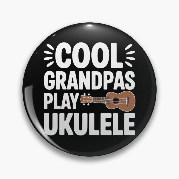 Item preview, cool grandpa play ukelele designed and sold by DOPANDA ..