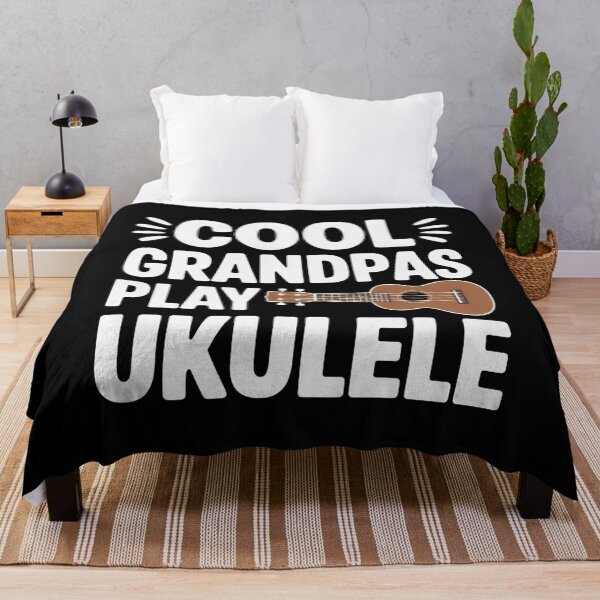 Item preview, cool grandpa play ukelele designed and sold by DOPANDA ..